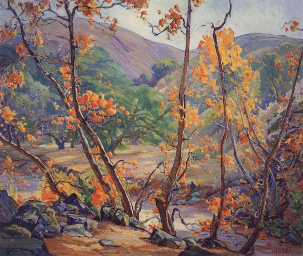 Anna Hills Sycamores,n.d. oil painting image